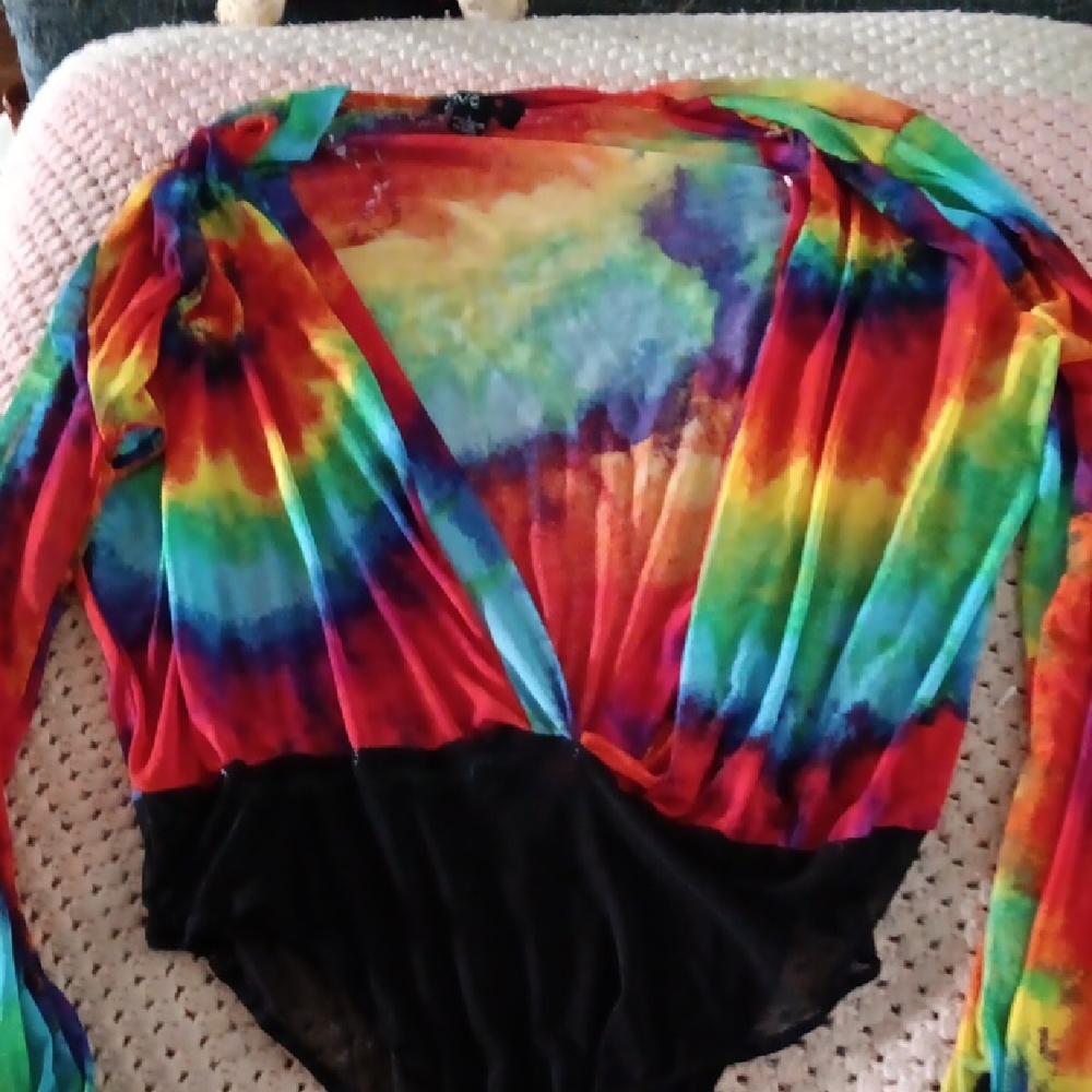 Multicolor Tie-Dye Women's Top